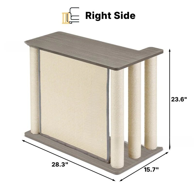 PawRest Corner Cat Tree Table